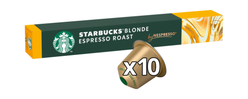 1 10St Pg Starbucks Nespresso Kapsel Blonde Espresso Roast  