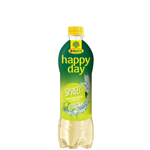 12 0.50l Fl Rauch Happy Day Holunderblüte Limette Spritzz EWP 