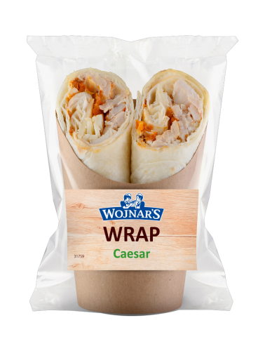 4 190g Pg Wojnar's Wrap Caesar Chicken 