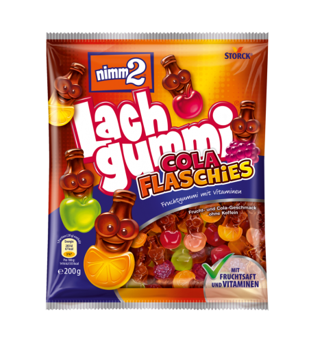 21 200g Pg Nimm2 Lachgummi Cola Flaschies  