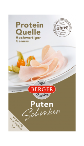 5 100g Pg Berger Putenschinken geschnitten 