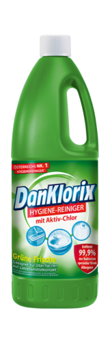8 1.50l Fl DanKlorix Grüne Frische Hygiene-Reiniger 