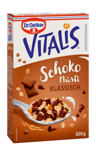 1 600gr Pg Dr. Oetker Vitalis Schoko Müsli 