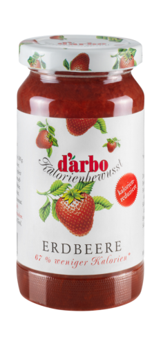 6 220gGl Darbo Erdbeer Konfitüre kalorienreduziert 