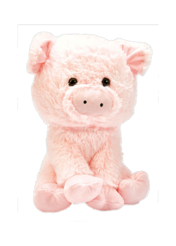 1 1St Pg Plüsch Schwein, sitzend 30 cm  