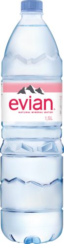6 1.50l Fl Evian Mineralwasser PET 