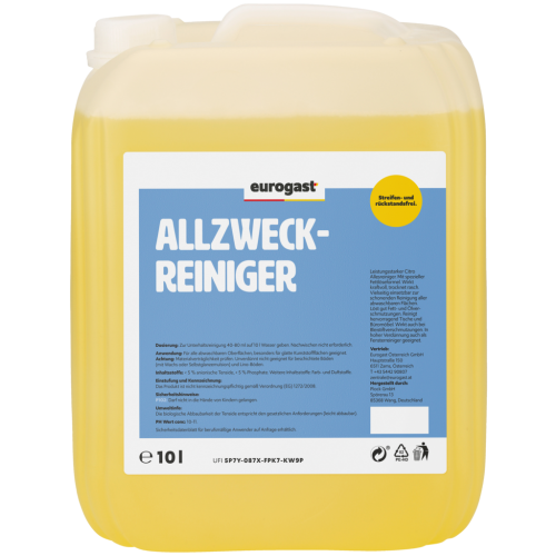 1 10l Ka Eurogast Allzweckreiniger  