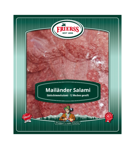 0,5 kg Mailänder Salami geschnitten 500gr 