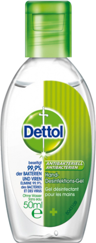 12 50ml Fl Dettol Desinfektionsgel 