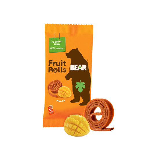 18 20g Pg Bear Fruit Rolls Singles Mango 