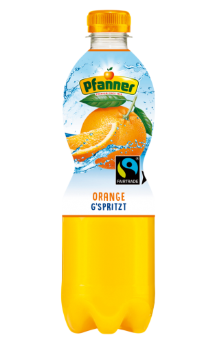 12 0.50l Fl Pfanner Orange gespritzt 