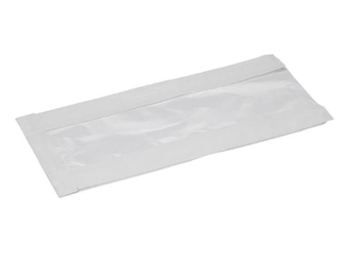 1 1000  St Papier Sichtstreifenbeutel weiß 