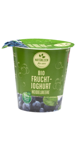 10 150g Be Natürlich für uns BIO WM Fruchtjoghurt Heidelbeer 