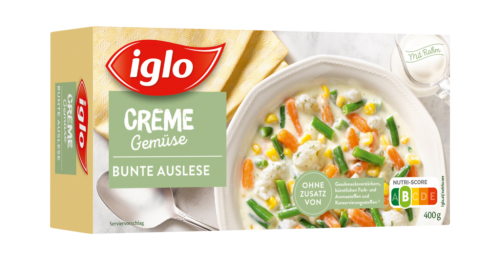 6 400gr Pg TKK Iglo Gemüse Creme Bunte Auslese 