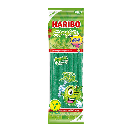 15 200g Bt Haribo Spaghetti Apfel 