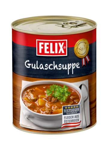 6 800gr Ds Felix Gulaschsuppe 20% Rind 