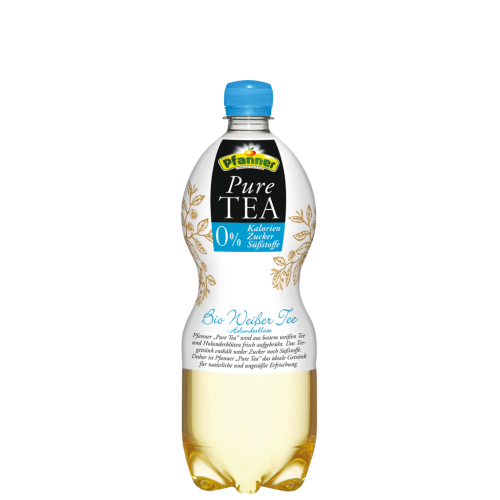 6 1.00l Fl Pfanner Pure Tea Eistee BIO Weißer Tee 