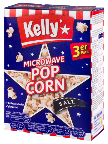 16 270grPg Kelly´s Microwave Popcorn salted 