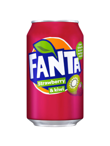 24 0,33LDs Fanta Strawberry & Kiwi  