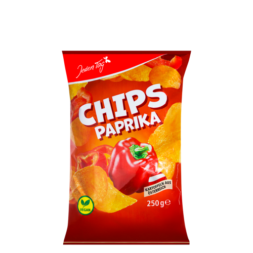 16 250g Pg Jeden Tag Kartoffelchips Paprika 