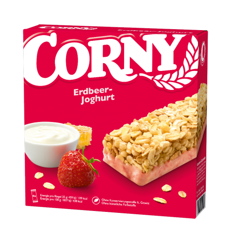 10 6St Pg Corny Müsliriegel Erdbeer-Joghurt 25g 