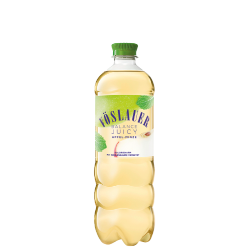 6 0.75l Fl Vöslauer Balance Juicy Apfel Minze PET EWP 