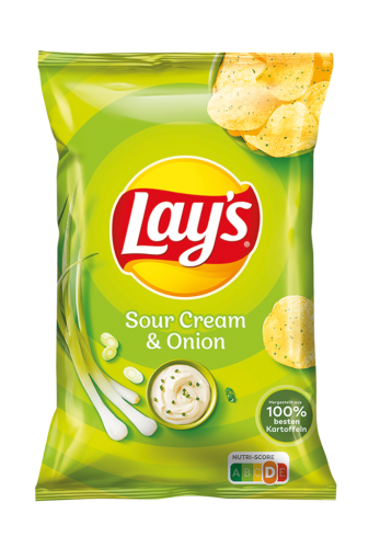 9 150g Bt Lays Sour Cream & Onion 