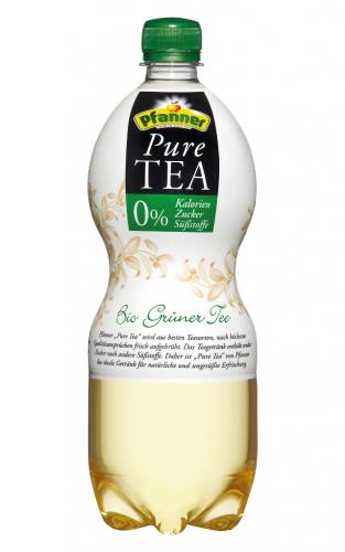 6 1.00l Fl Pfanner Pure Tea BIO Grüner Tee 