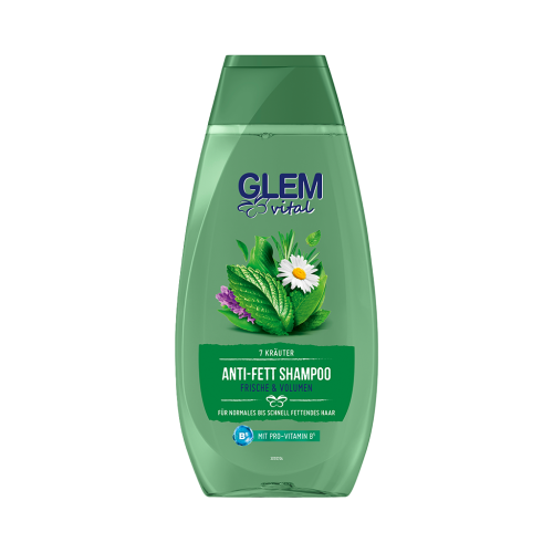 12 350ml Fl Glem Vital Shampoo 7 Kräuter Anti Fett 