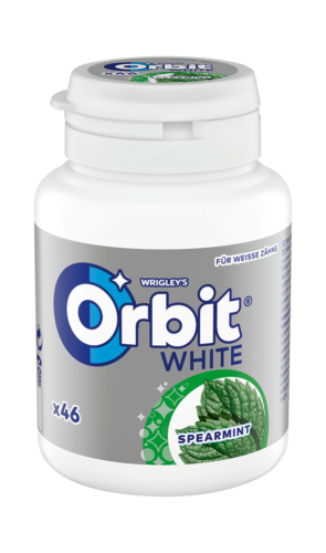 12 46    St Orbit White Kaugummi Spearmint Bottle 