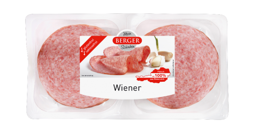 1 2/500gr Pg Berger Wiener geschnitten 