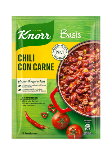 20 52g Bt Knorr Basis Chili con Carne 