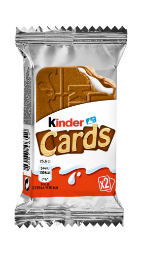 30 27g Pg Ferrero Kinder Cards 