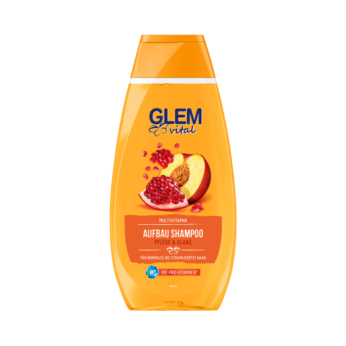 12 350ml Fl Glem Vital Shampoo Multivitamin Aufbau 
