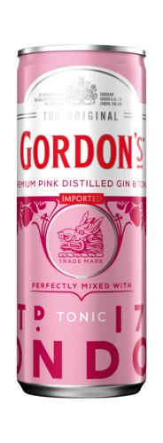 12 0.25l Ds Gordon´s Pink Gin & Tonic Vol. 6,4% EWP  