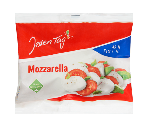 10 125gr Pg Jeden Tag Mozzarella Kugel 