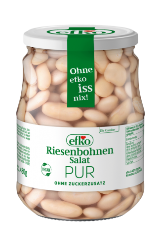 6 720ml Gl Efko Riesenbohnensalat PUR 