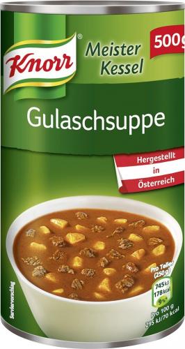 6 500g Ds Knorr Meisterkessel Gulaschsuppe 