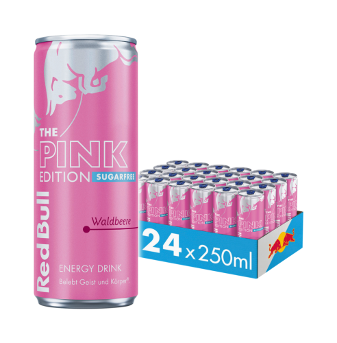 24 0.25l Ds Red Bull Pink Edition Sugarfree Waldbeere EWP 