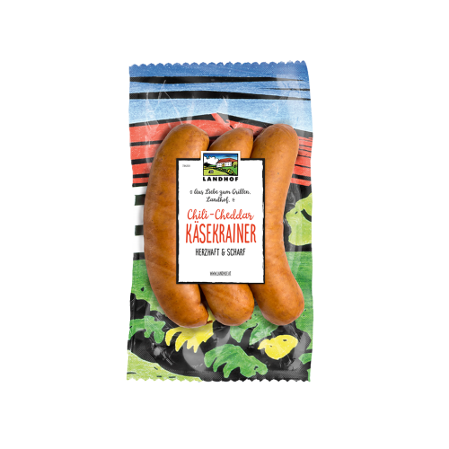 5 270g Pg Landhof Chili Cheddar Käsekrainer 