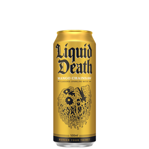 12 0.50l Ds Liquid Death Mango Chainsaw Sparkling Water  