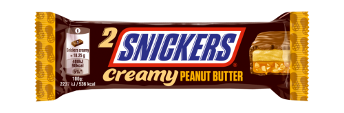 24 36,5grPg Snickers Creamy Peanut Butter Single 2er 