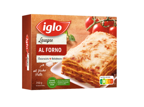 6 350g Pg TKK Iglo Lasagne al Forno 