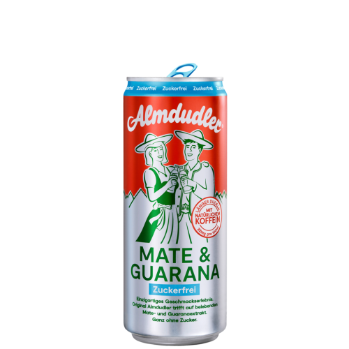 24 0.33l Ds Almdudler Mate Guarana zuckerfrei 