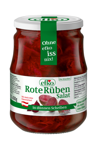 6 720ml Gl Efko Rote Rüben Salat Scheiben 
