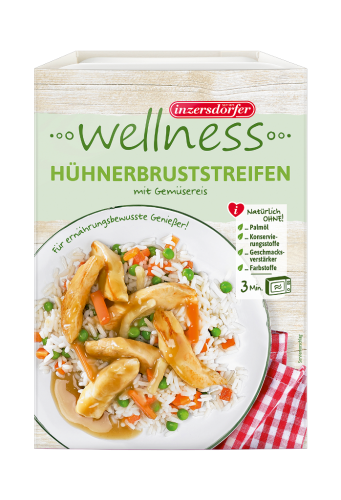 6 360gr Pg Inzersdorfer Hühnerbruststreifen + Reis 