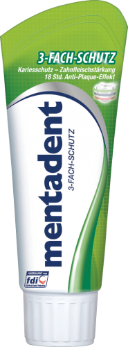 24 75ml Tb Mentadent Zahncreme 3 Fach Schutz  