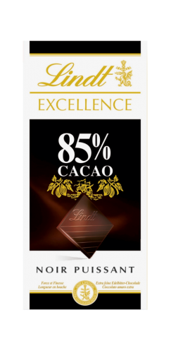 20 100gr Ta Lindt Excellence Cacao 85% 