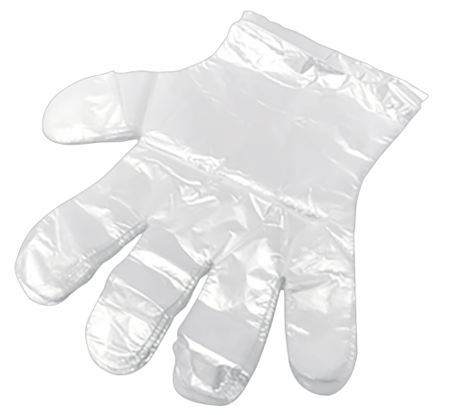 50 100St Pg LDPE-Einweghandschuhe 
