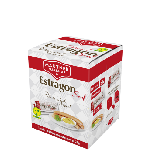 100 20g Bt Mautner Markhof Estragon Senf 